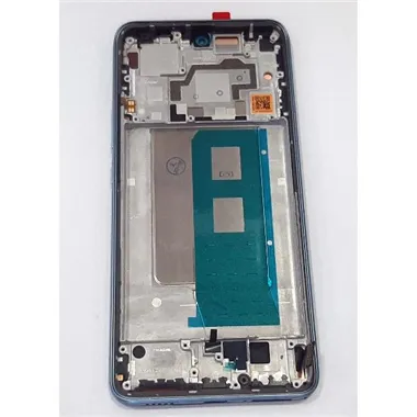 Pantalla lcd para Xiaomi Poco F5 Pro 5G mas tactil negro mas marco azul calidad premium
