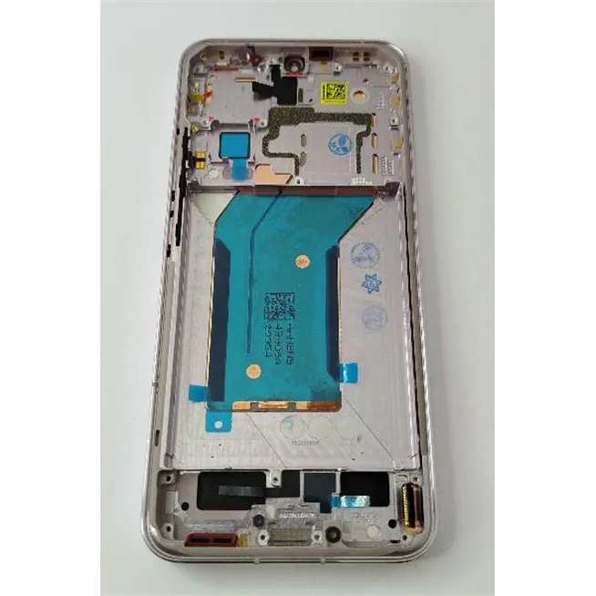 Pantalla lcd para Xiaomi 14 mas tactil negro mas marco rosa calidad premium
