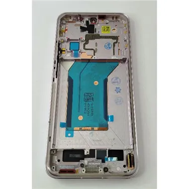 Pantalla lcd para Xiaomi 14 mas tactil negro mas marco rosa calidad premium