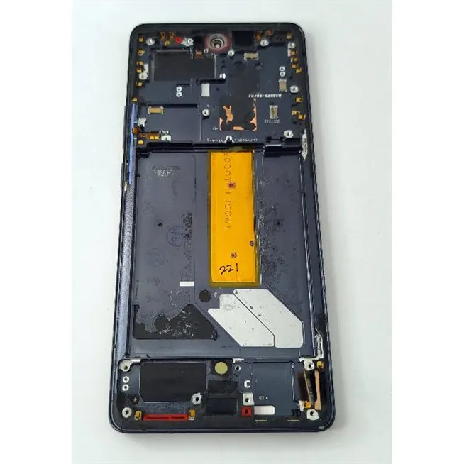 Pantalla oled para Vivo X60 Pro V2046 mas tactil negro mas marco negro compatible