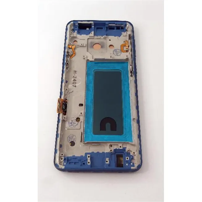 Pantalla lcd para Samsung Galaxy S9 G960F mas tactil negro con marco azul calidad TFT
