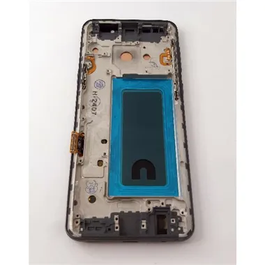 Pantalla lcd para Samsung Galaxy S9 G960F mas tactil negro con marco plata calidad TFT