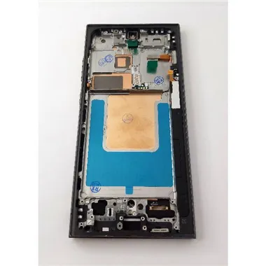 Pantalla lcd para Samsung Galaxy S24 Ultra mas tactil negro con marco negro calidad Oled