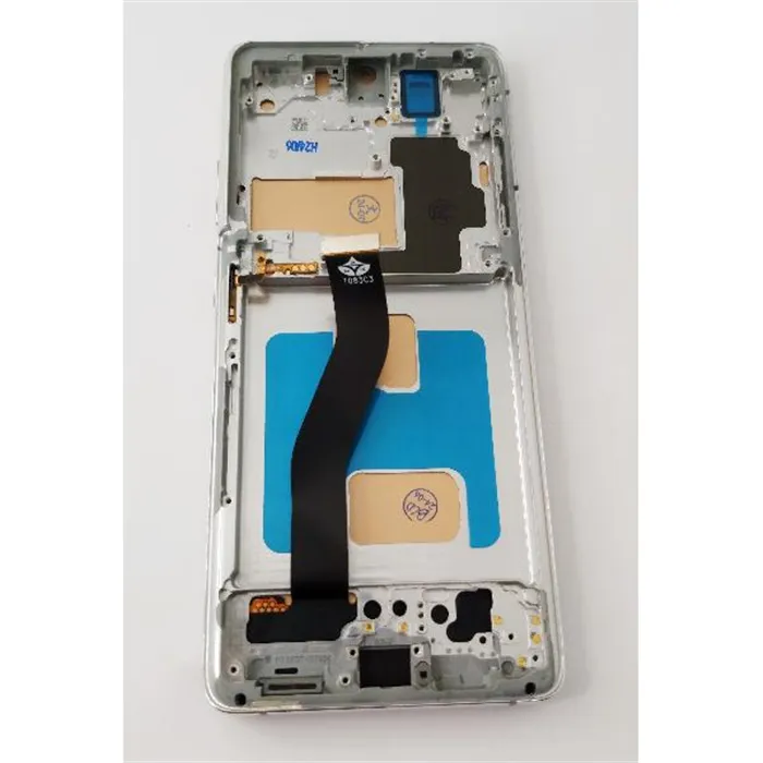 Pantalla lcd para Samsung Galaxy S21 Ultra 5G mas tactil negro con marco plata calidad TFT