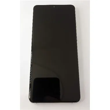 Pantalla lcd para Samsung Galaxy S21 Ultra 5G mas tactil negro con marco plata calidad TFT