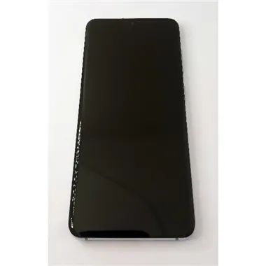 Pantalla lcd para Samsung Galaxy S20 G980F mas tactil negro con marco azul calidad Oled