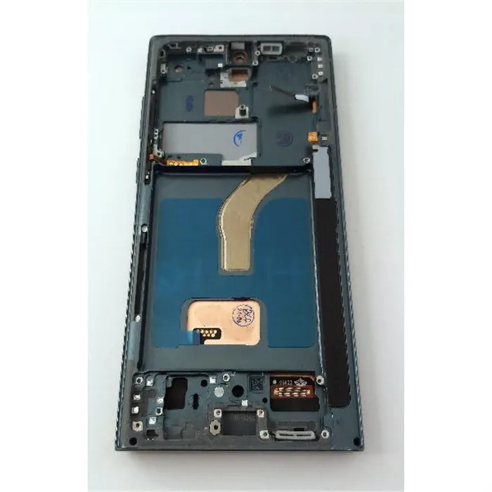 Pantalla lcd para Samsung Galaxy S22 Ultra S908 mas tactil negro con marco verde calidad TFT