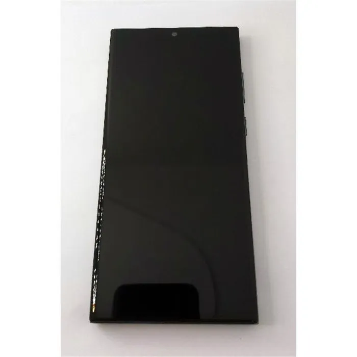 Pantalla lcd para Samsung Galaxy S22 Ultra S908 mas tactil negro con marco verde calidad TFT