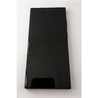 Pantalla lcd para Samsung Galaxy S22 Ultra S908 mas tactil negro con marco verde calidad TFT