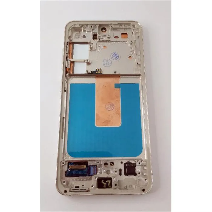 Pantalla lcd para Samsung Galaxy S23 S911B mas tactil negro con marco dorado calidad premium