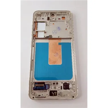 Pantalla lcd para Samsung Galaxy S23 S911B mas tactil negro con marco dorado calidad premium