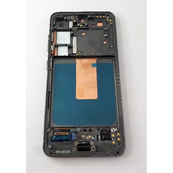 Pantalla lcd para Samsung Galaxy S23 S911B mas tactil negro con marco verde calidad premium