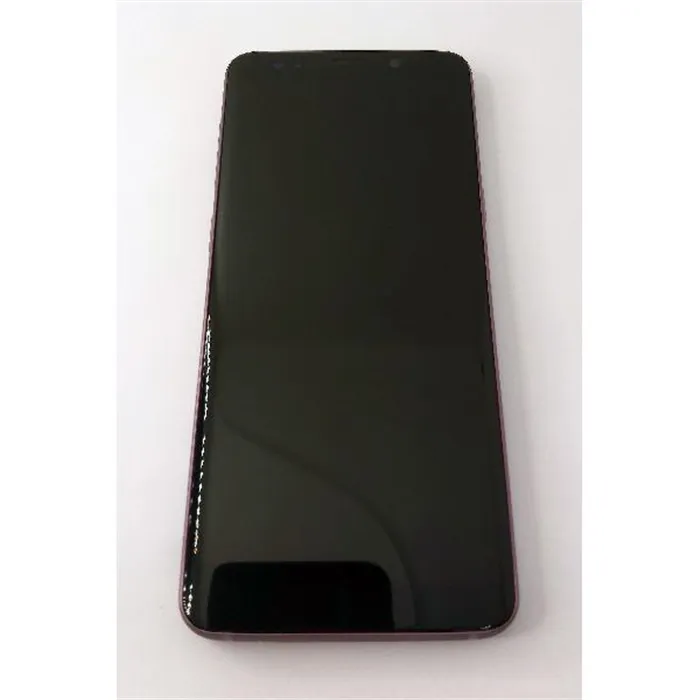 Pantalla lcd para Samsung Galaxy S9 G960F mas tactil negro con marco morado calidad TFT