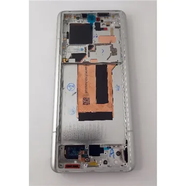 Pantalla lcd para Xiaomi 13 Ultra mas tactil negro con marco blanco compatible TFT