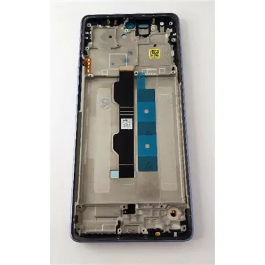Pantalla lcd para Xiaomi Redmi Note 13 Pro 4G Xiaomi Poco M6 Pro 4G mas tactil negro con marco morado TFT
