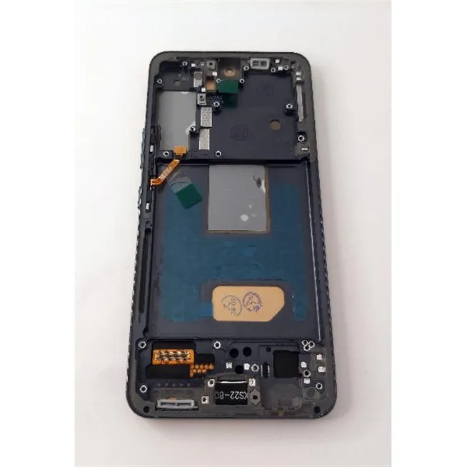Pantalla lcd para Samsung Galaxy S22 S901 mas tactil negro con marco verde calidad TFT