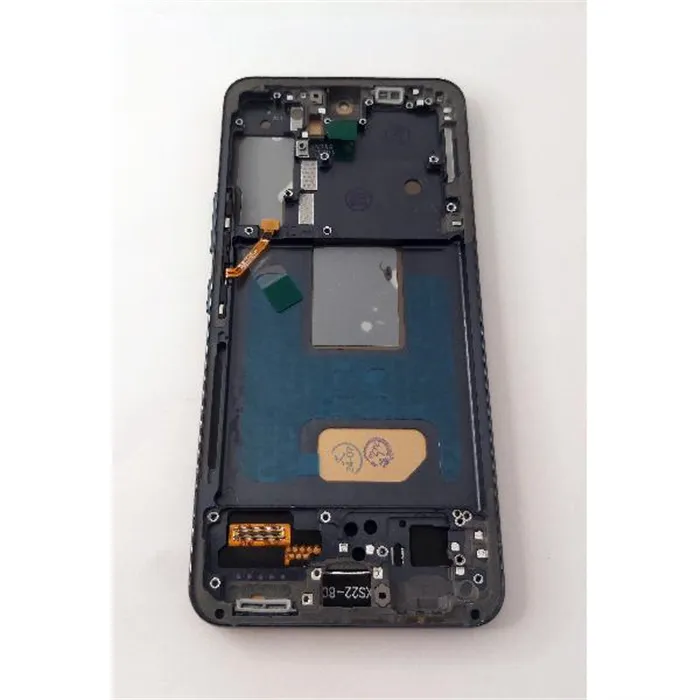 Pantalla lcd para Samsung Galaxy S22 S901 mas tactil negro con marco verde calidad TFT
