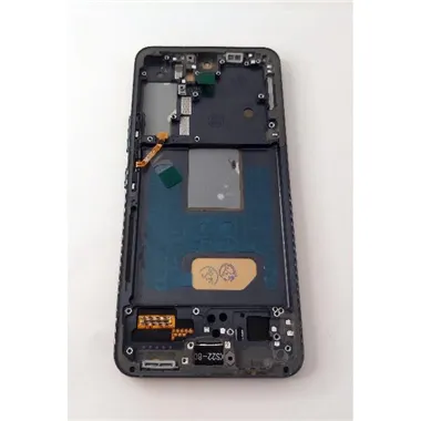 Pantalla lcd para Samsung Galaxy S22 S901 mas tactil negro con marco verde calidad TFT