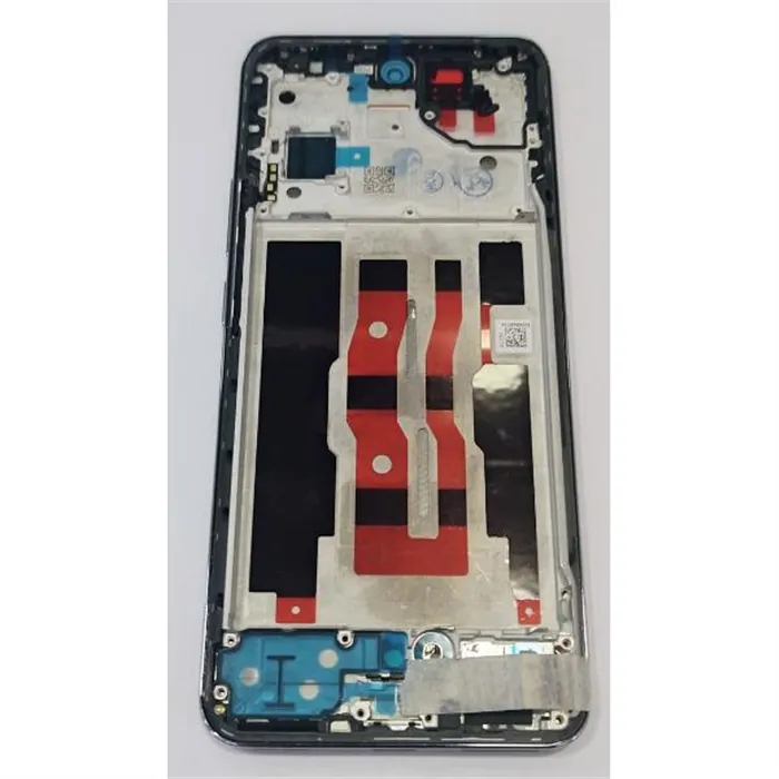 Pantalla lcd para Oppo Reno 12 5G CPH2625 mas tactil negro con marco plata calidad premium