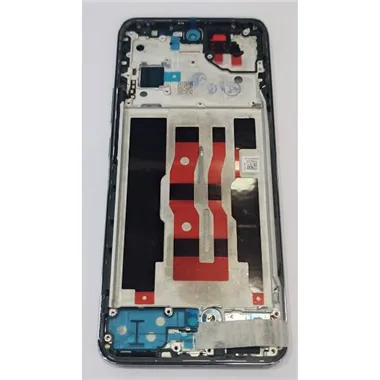Pantalla lcd para Oppo Reno 12 5G CPH2625 mas tactil negro con marco plata calidad premium