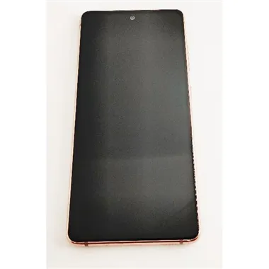 Pantalla LCD mas tactil negro para Samsung Galaxy S20 FE 4G 5G SM-G780F GH82-24214E mas marco naranja service pack