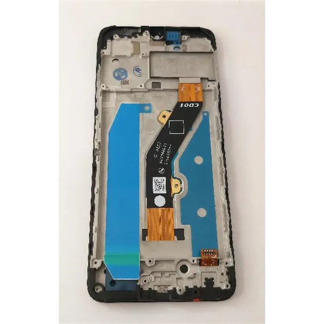 Pantalla lcd para Tecno Spark 10 NFC mas tactil negro mas marco negro calidad premium