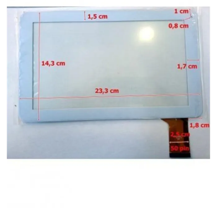 Pantalla táctil repuesto tablet china 9 modelo 6"