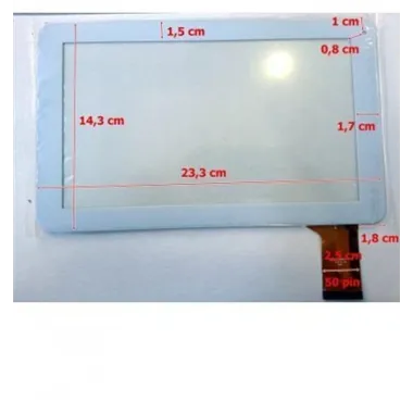 Pantalla táctil repuesto tablet china 9 modelo 6"