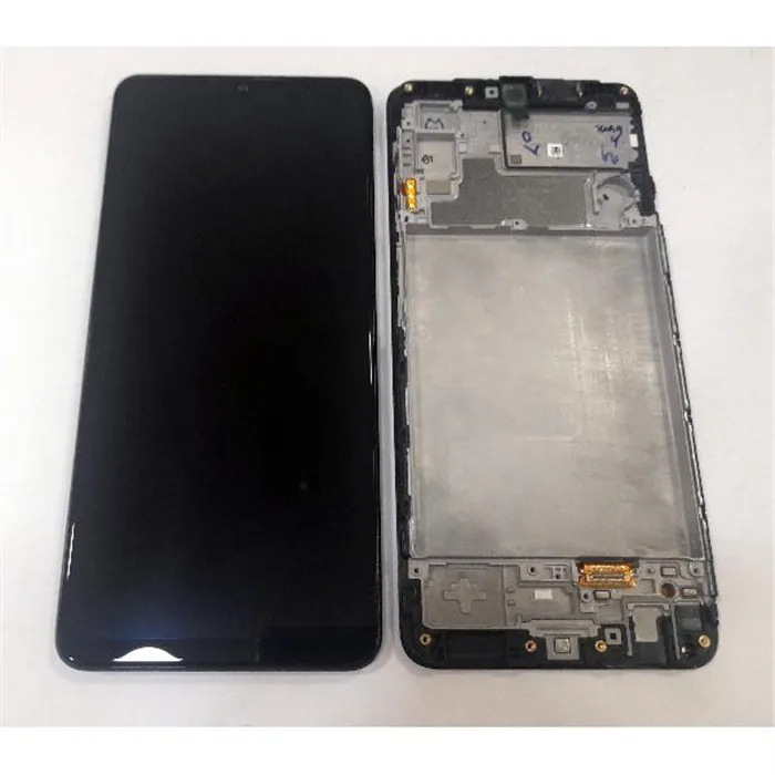 Pantalla lcd para Samsung Galaxy M22 GH82-26153A SM-M225F mas tactil negro mas marco negro Service Pack