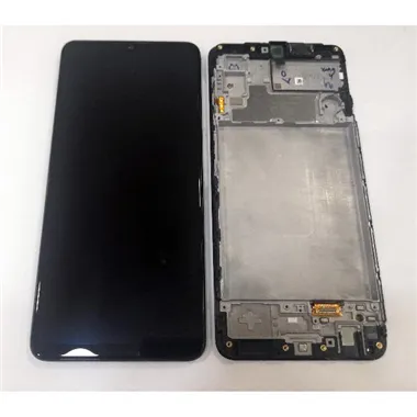 Pantalla lcd para Samsung Galaxy M22 GH82-26153A SM-M225F mas tactil negro mas marco negro Service Pack