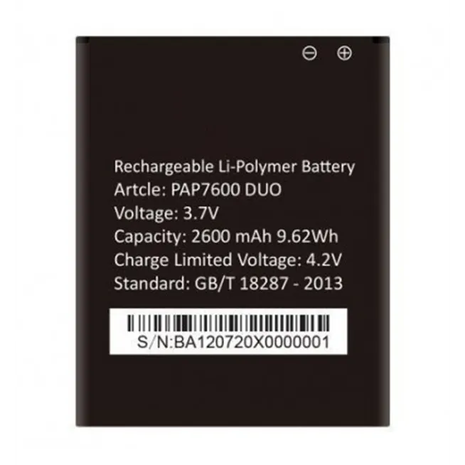 Batería premium Prestigio PAP7600DUO (2600mAh)