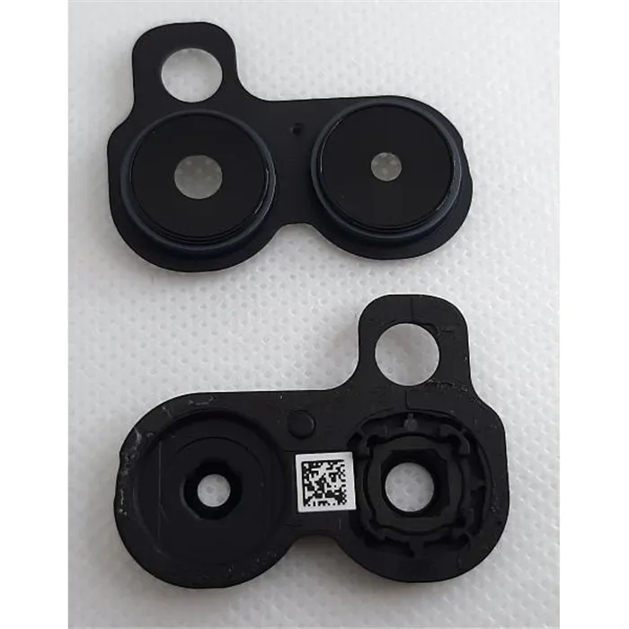 Set 2 cubierta camara negra para Realme 10 4G RMX3630 6.4 inch calidad premium