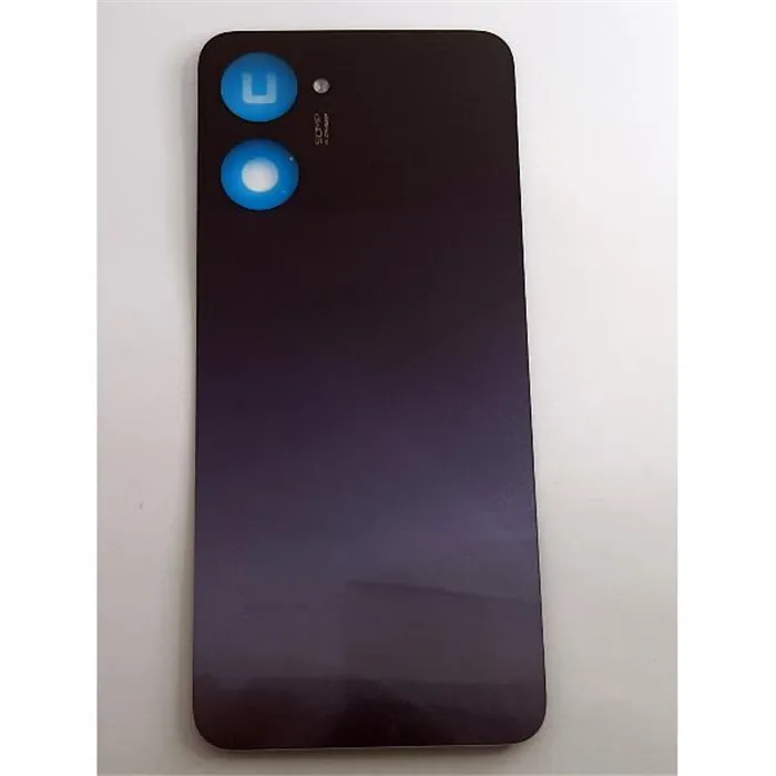 Tapa trasera o tapa bateria negra para Realme 10 4G RMX3630 6.4 inch