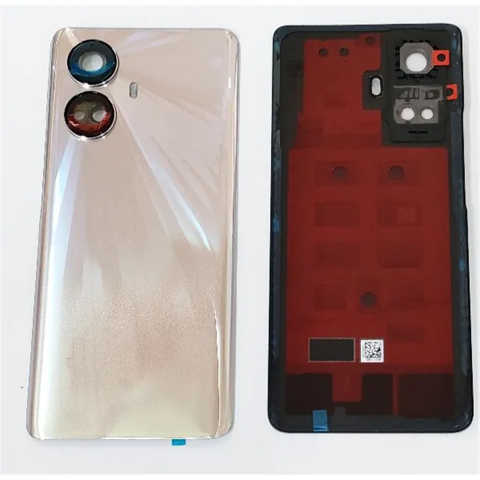 Tapa trasera o tapa bateria dorada para Realme 10 Pro + RMX3686 RMX3687 mas cubierta camara