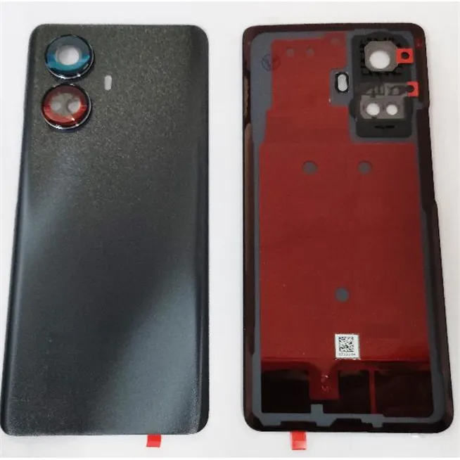 Tapa trasera o tapa bateria negra para Realme 10 Pro + RMX3686 RMX3687 mas cubierta camara