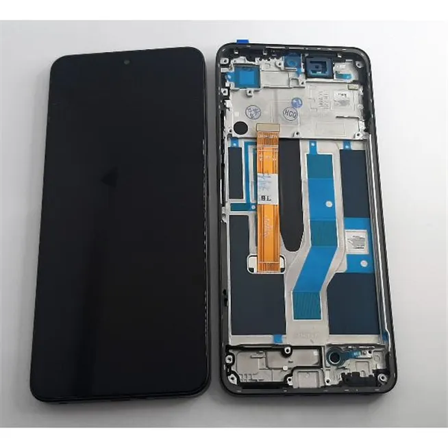 Pantalla lcd para Realme 10 Pro 5G RMX3633 RMX3660 RMX3661 mas tactil negro mas marco negro calidad premium
