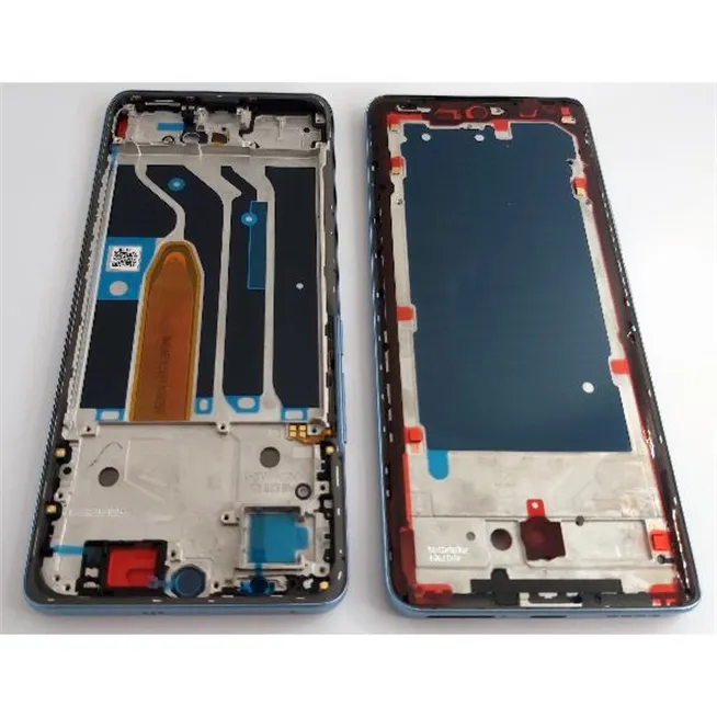 Carcasa central o marco azul para Realme 10 Pro Plus 5g RMX3686 RMX3687 calidad premium