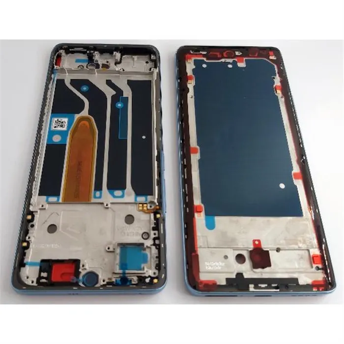 Carcasa central o marco azul para Realme 10 Pro Plus 5g RMX3686 RMX3687 calidad premium