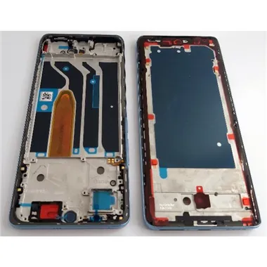Carcasa central o marco azul para Realme 10 Pro Plus 5g RMX3686 RMX3687 calidad premium