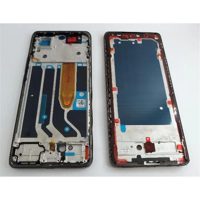 Carcasa central o marco negro para Realme 10 Pro Plus 5g RMX3686 RMX3687 calidad premium