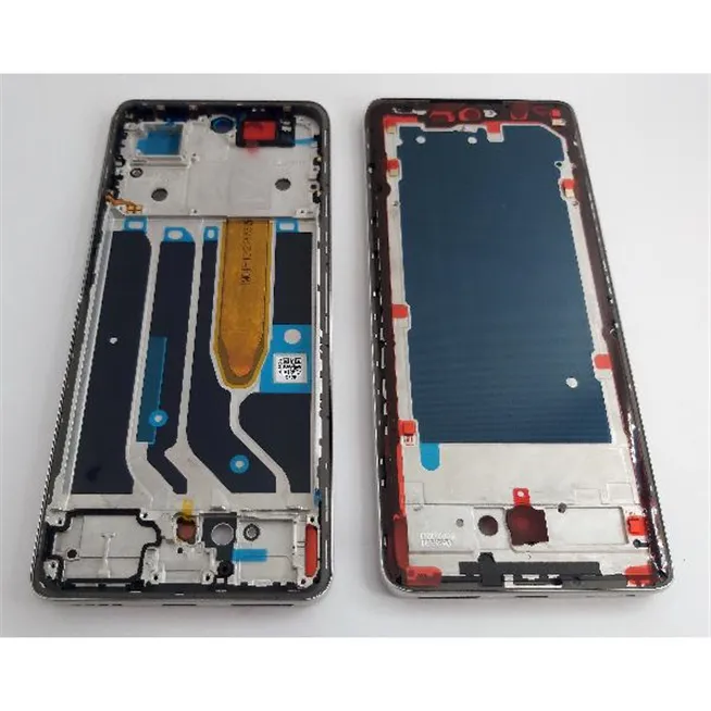 Carcasa central o marco plata para Realme 10 Pro Plus 5g RMX3686 RMX3687 calidad premium