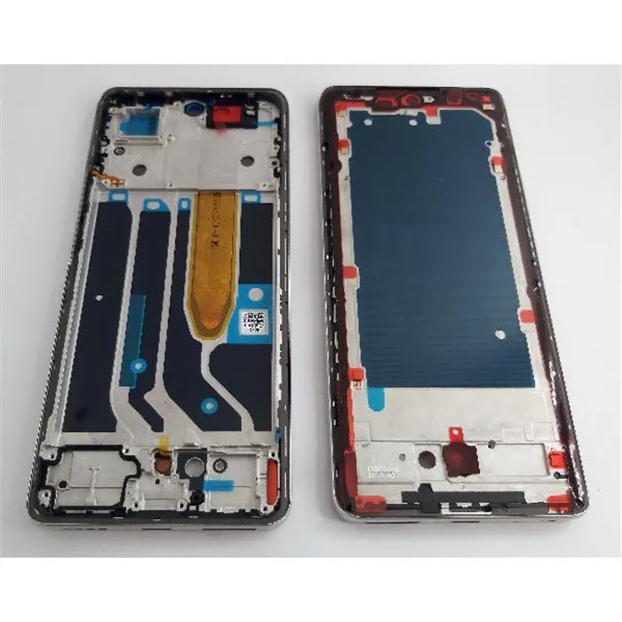 Carcasa central o marco plata para Realme 10 Pro Plus 5g RMX3686 RMX3687 calidad premium