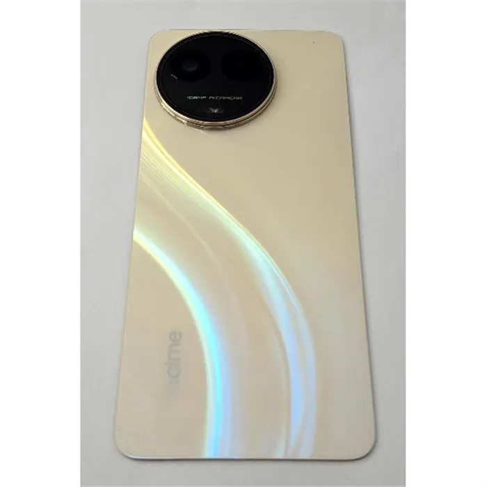 Tapa trasera o tapa bateria dorada para Realme 11 5G RMX3780 con cristal de camara