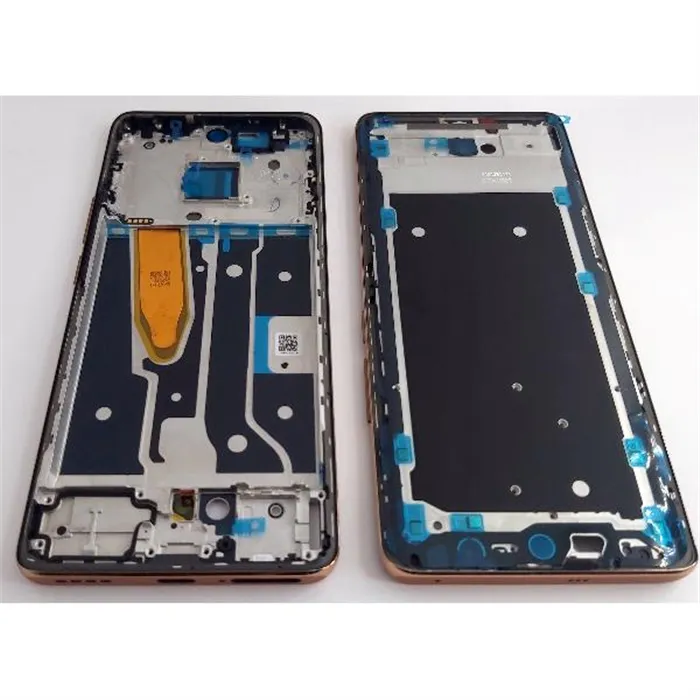 Carcasa o marco central dorado para Realme 11 Pro 5G RMX3771 calidad premium