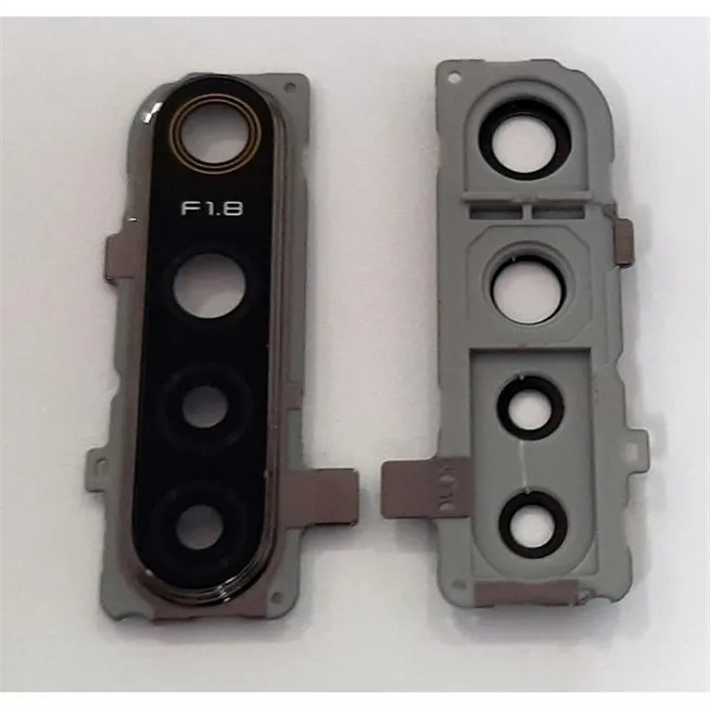 cubierta camara plata para Realme 5 mas lente camara calidad premium