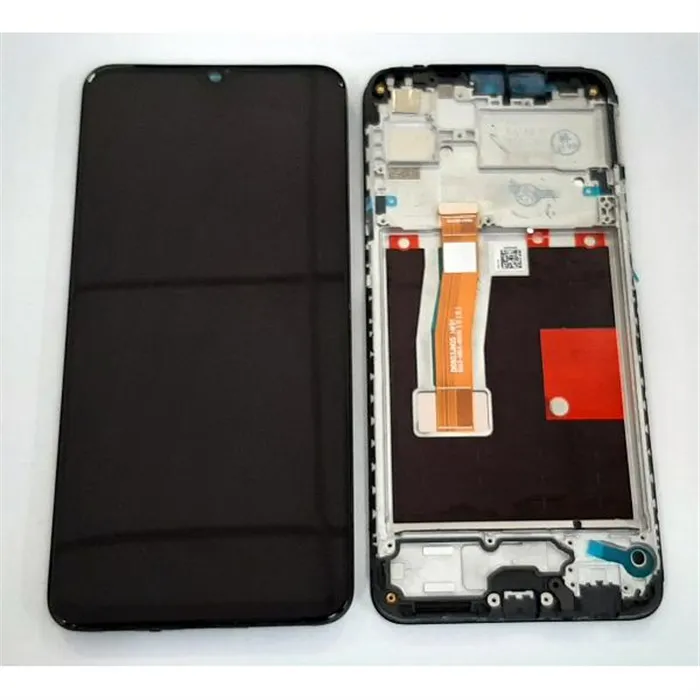 Pantalla lcd para Realme 5 pro RMX1971 mas tactil negro mas marco negro calidad premium