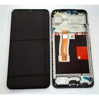 Pantalla lcd para Realme 5 pro RMX1971 mas tactil negro mas marco negro calidad premium