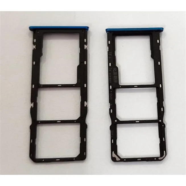 Soporte o bandeja dual sim azul para Realme 5I calidad premium