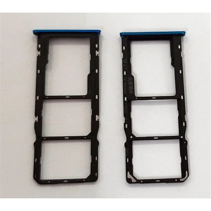 Soporte o bandeja dual sim azul para Realme 5I calidad premium