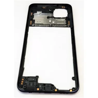 Carcasa central o marco negro para Realme 6 Pro calidad premium